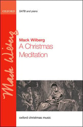 A Christmas Meditation SATB choral sheet music cover